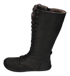 KOEL Damenschuhe - Barefoot Stiefel FLORA LAMBSWOOL - black