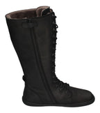 KOEL Damenschuhe - Barefoot Stiefel FLORA LAMBSWOOL - black