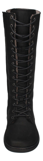 KOEL Damenschuhe - Barefoot Stiefel FLORA LAMBSWOOL - black