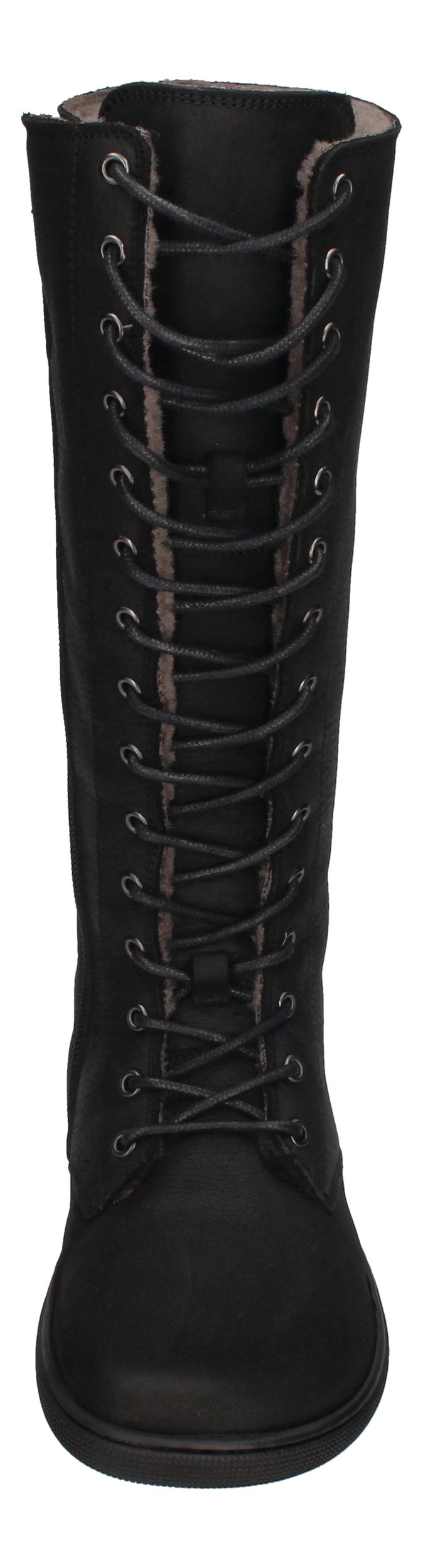 KOEL Damenschuhe - Barefoot Stiefel FLORA LAMBSWOOL - black