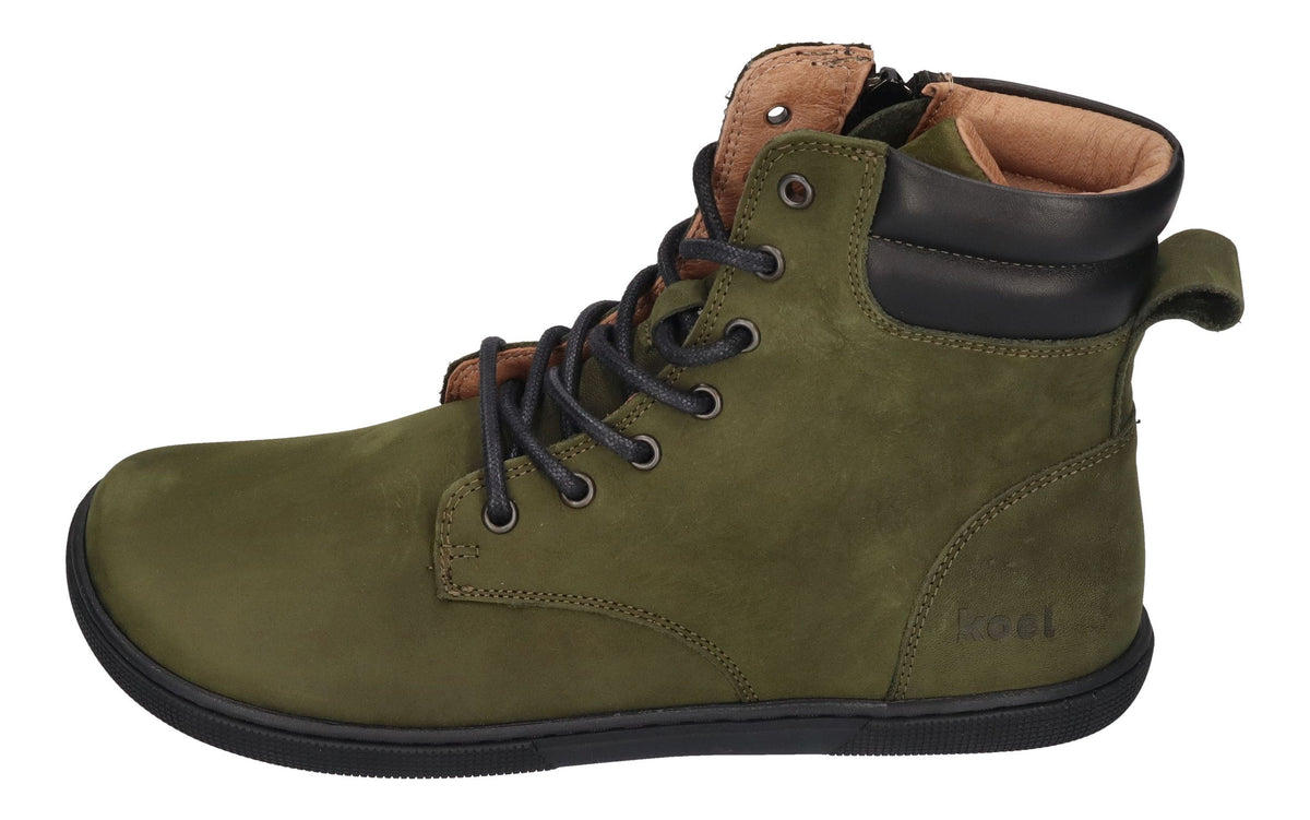KOEL Damen Barefoot Booties FLORENCE khaki