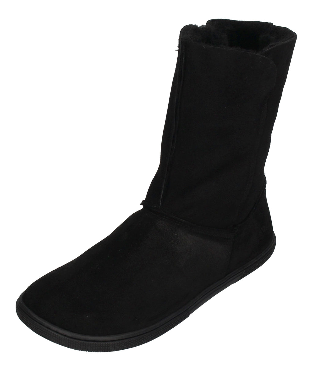 KOEL Damen - Lammwolle Barefoot Stiefel FREYA - black
