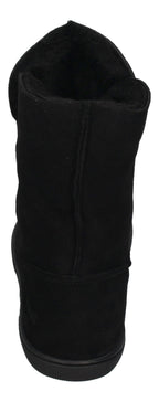KOEL Damen - Lammwolle Barefoot Stiefel FREYA - black