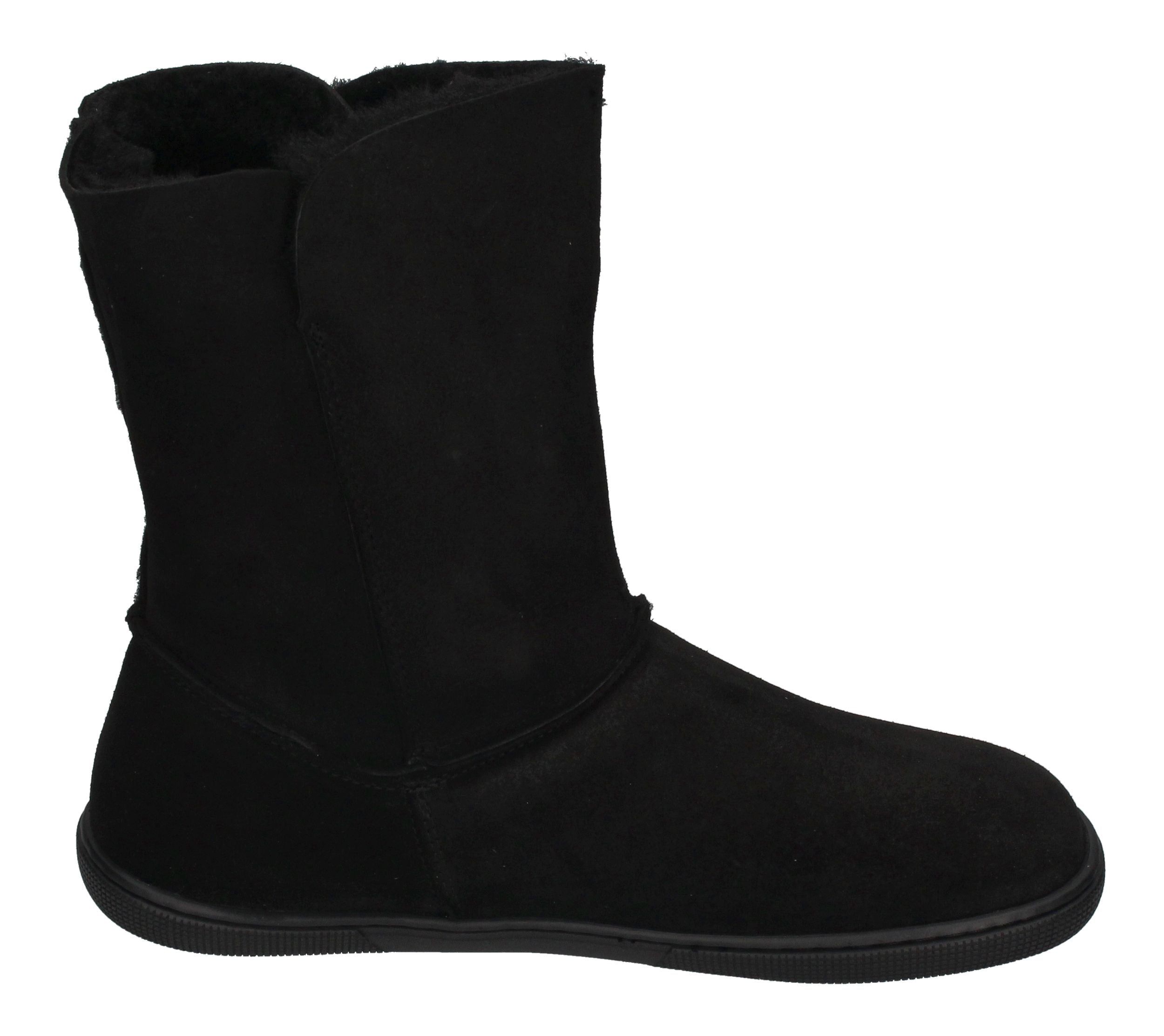 KOEL Damen - Lammwolle Barefoot Stiefel FREYA - black