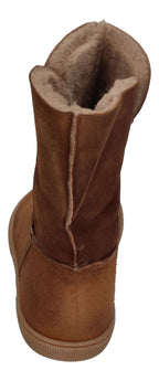 KOEL Damen - Lammwolle Barefoot Stiefel FREYA - taupe
