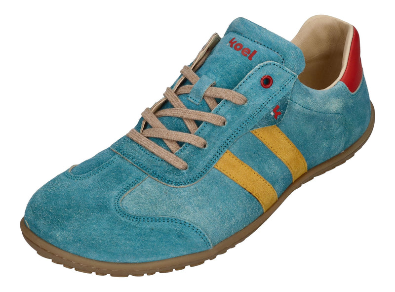KOEL Barefoot Herrenschuhe - Sneakers ILO SUEDE - aqua