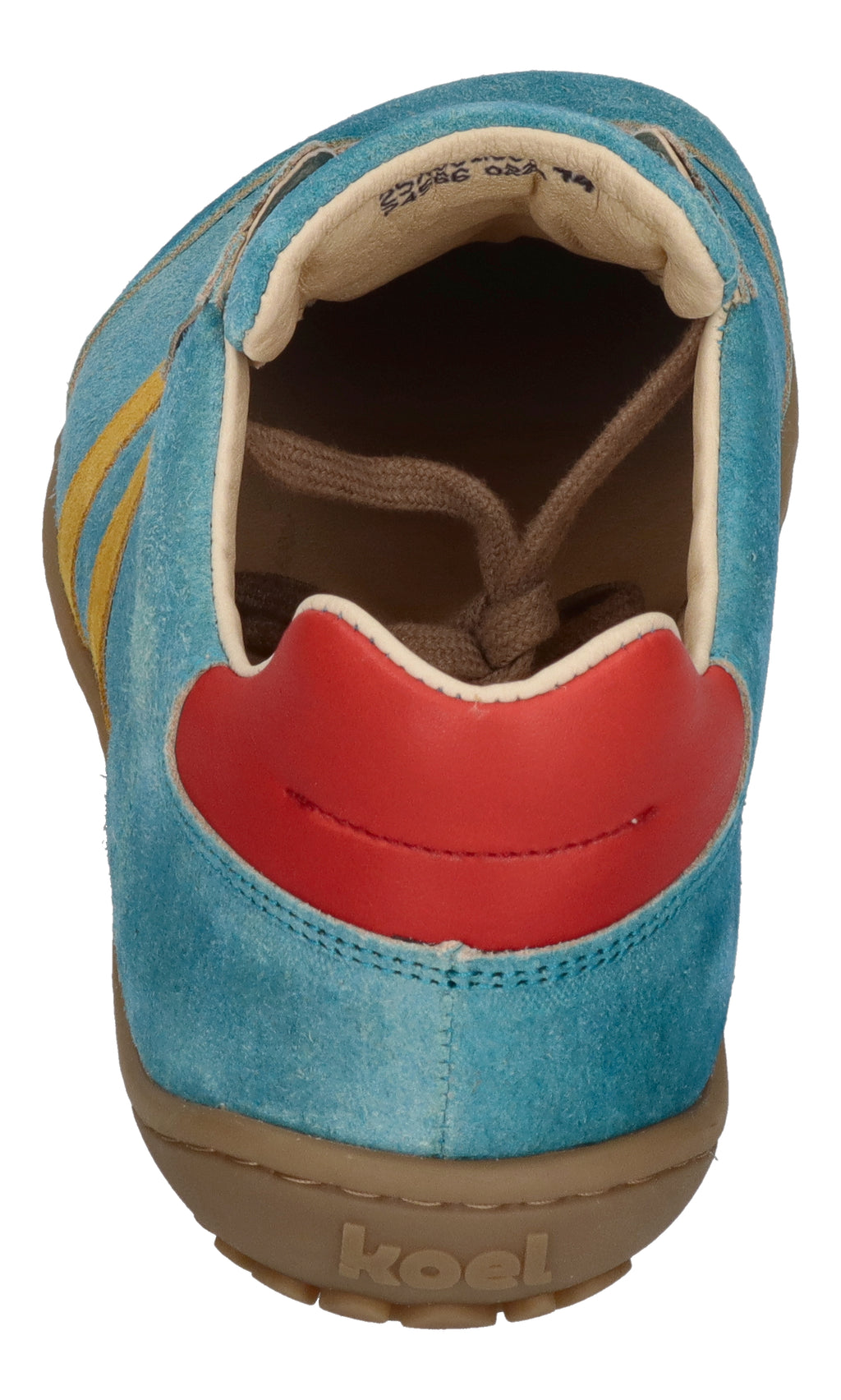 KOEL Barefoot Herrenschuhe - Sneakers ILO SUEDE - aqua