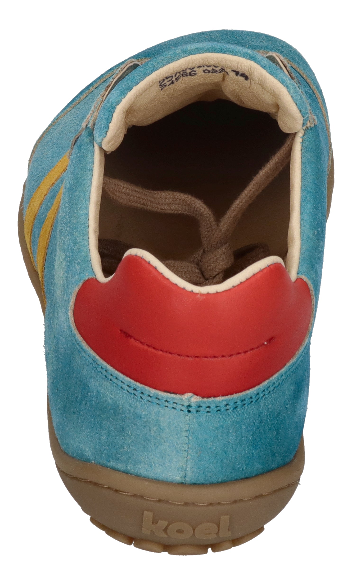 KOEL Barefoot Herrenschuhe - Sneakers ILO SUEDE - aqua