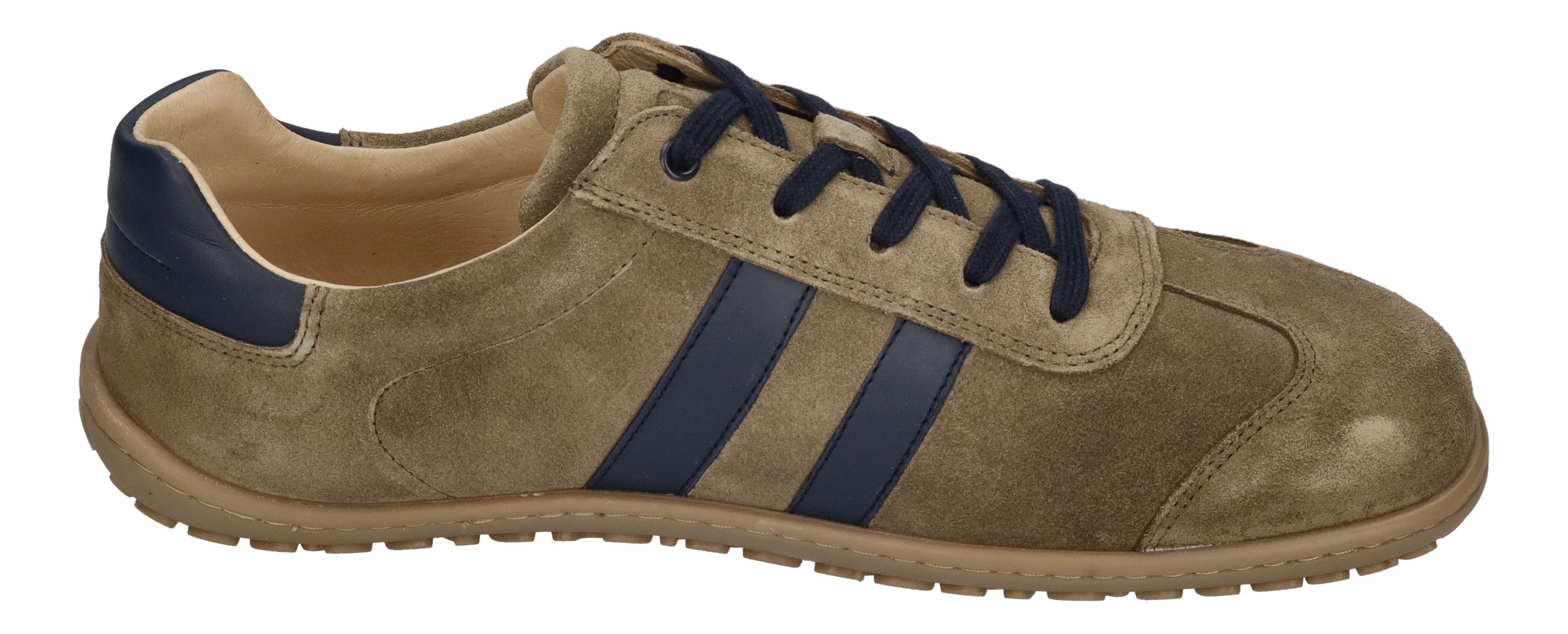 KOEL Barefoot Herrenschuhe - Sneakers ILO SUEDE - olive