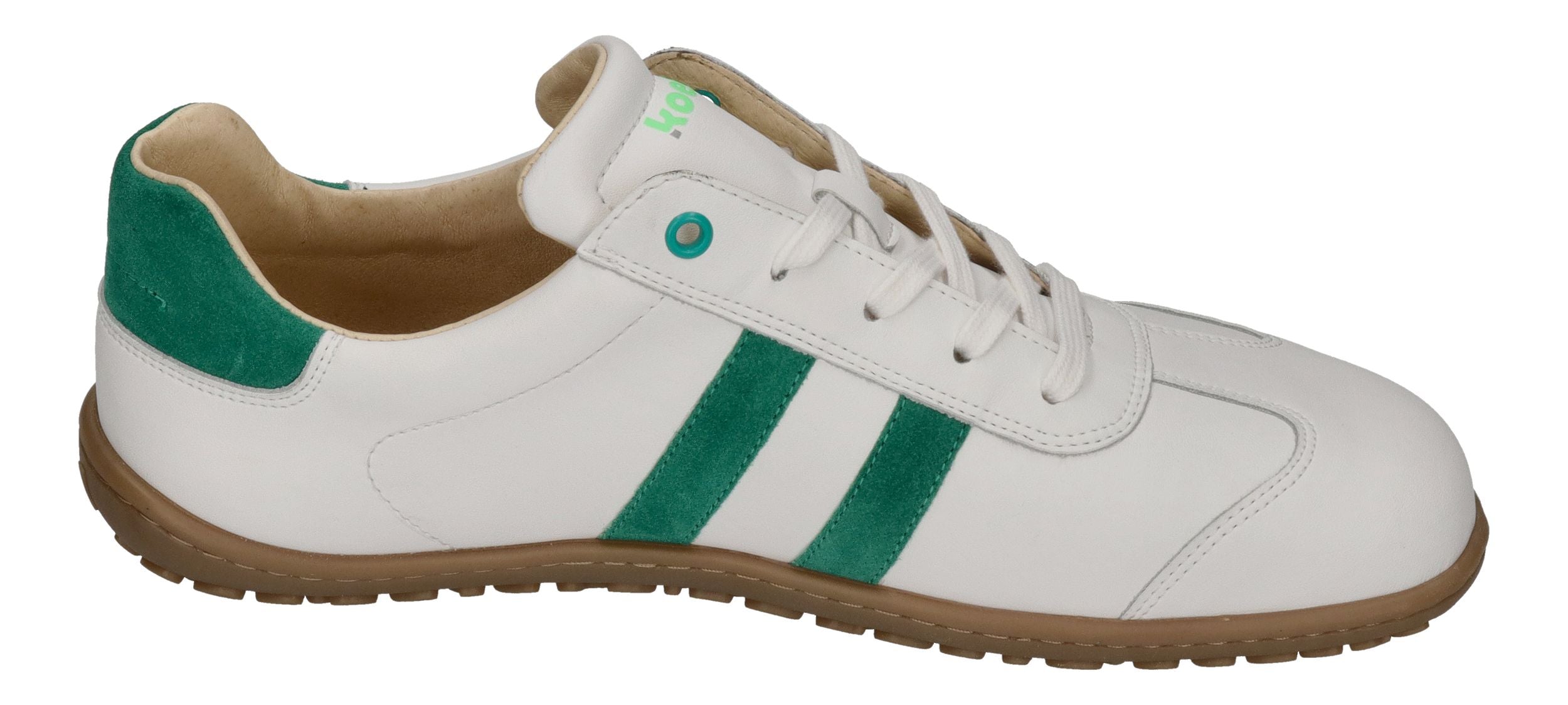 KOEL Barefoot Herren Sneakers ILO NAPPA off white green