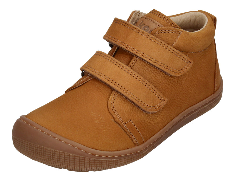 KOEL Barefoot Kinderschuhe - KAMI W extra weit - cognac