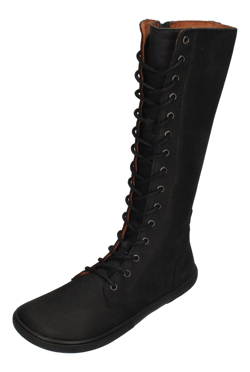 KOEL Damenschuhe - Barefoot Stiefel FLORA - black-0
