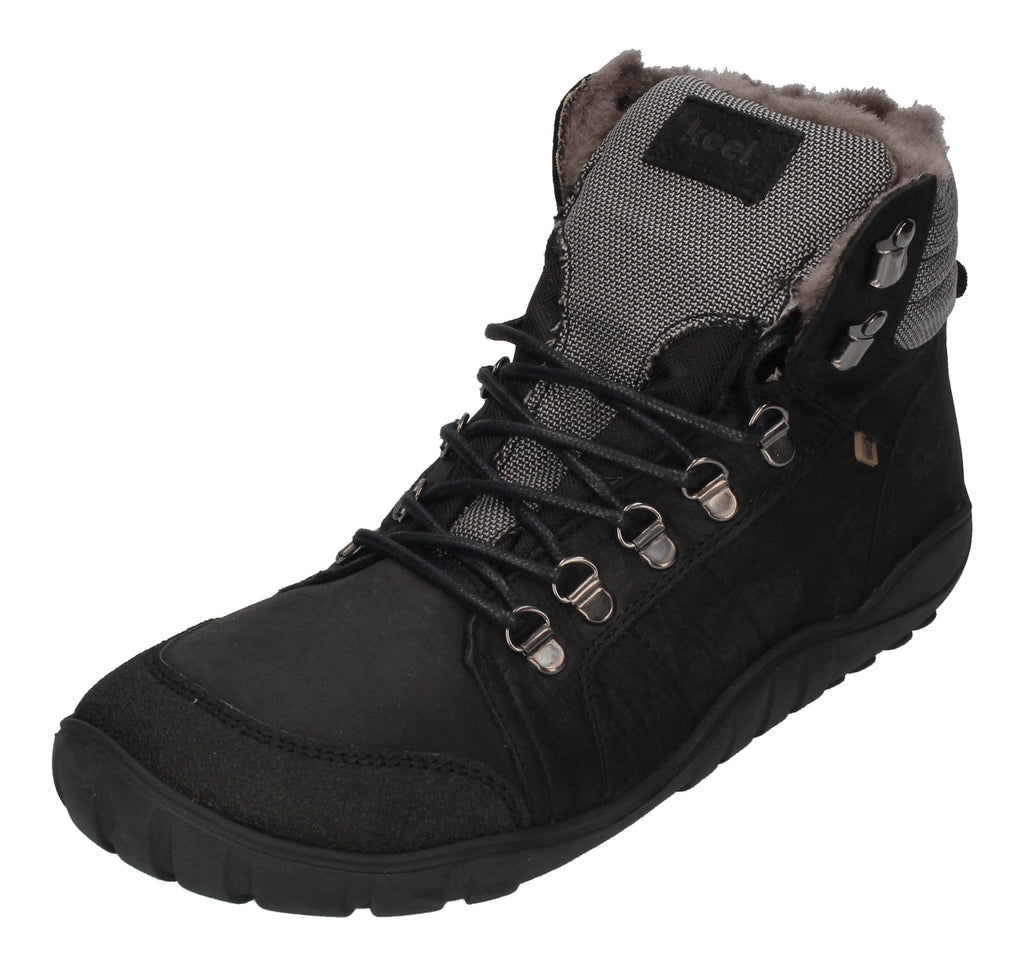 KOEL Herrenschuhe Barefoot Boots - PAUL LAMBWOOL black-0