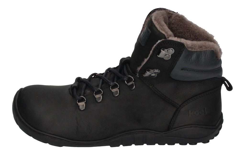 KOEL Herrenschuhe Barefoot Boots - PORTER LAMBSWOOL - black