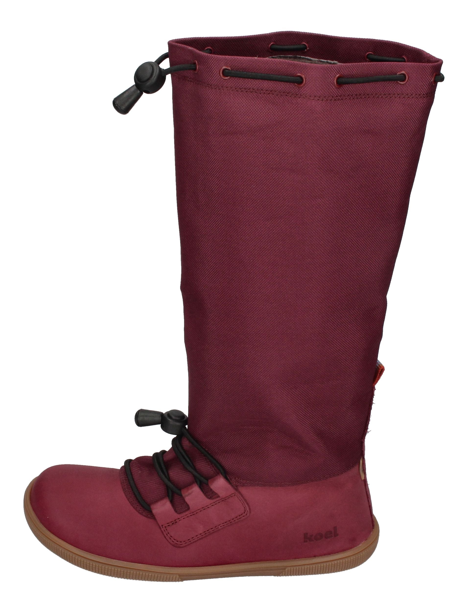 KOEL Barefoot Kinderstiefel RANA LAMBWOOL 08T012 bordo