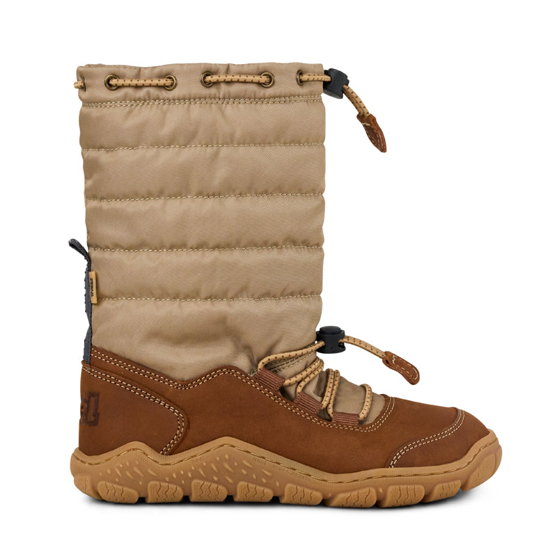 KOEL warm gefütterte Barefoot Kinderstiefel RANA TREK Chocolate