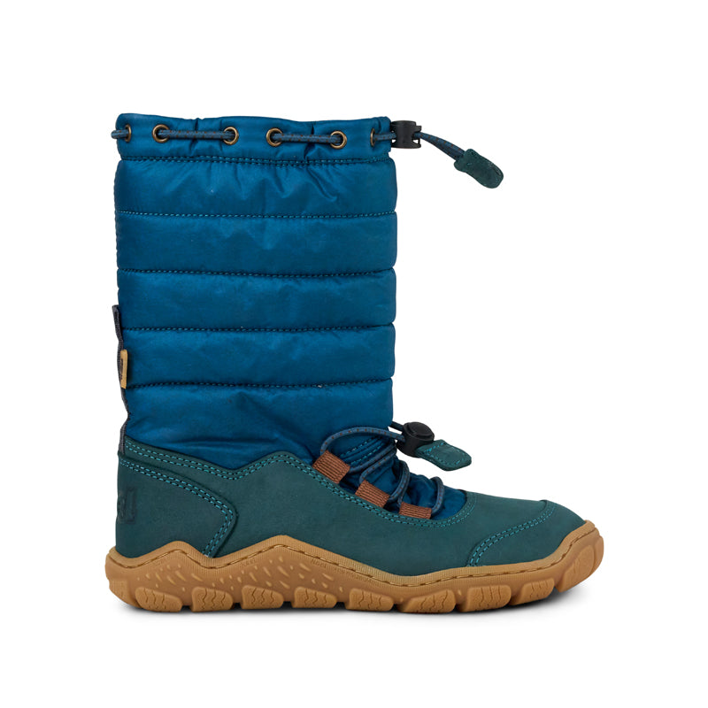 KOEL warm gefütterte Barefoot Kinderstiefel RANA TREK Turquoise