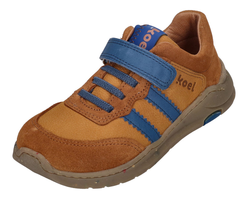 KOEL Barefoot Kinderschuhe - Sneakers SHANE - cognac