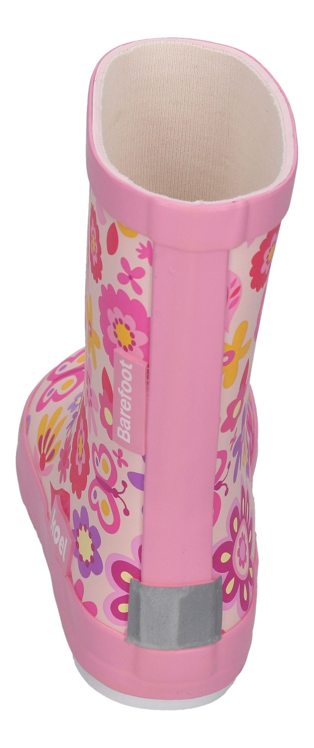 KOEL Barefoot - Gummistiefel WELLIE BARE MULTI fuchsia flowers