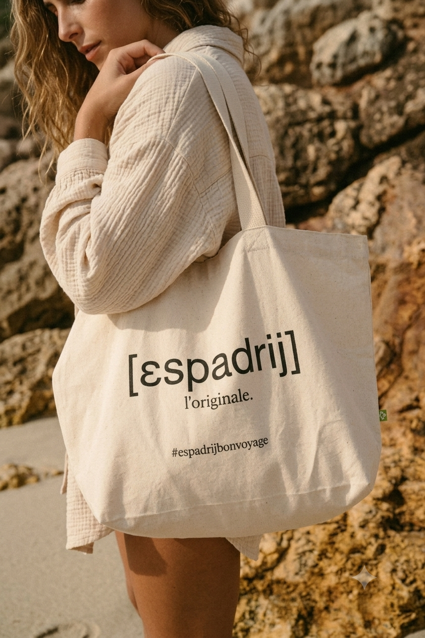ESPADRIJ L'ORIGINALE Strandtasche BEACHTOTE LARGE natur