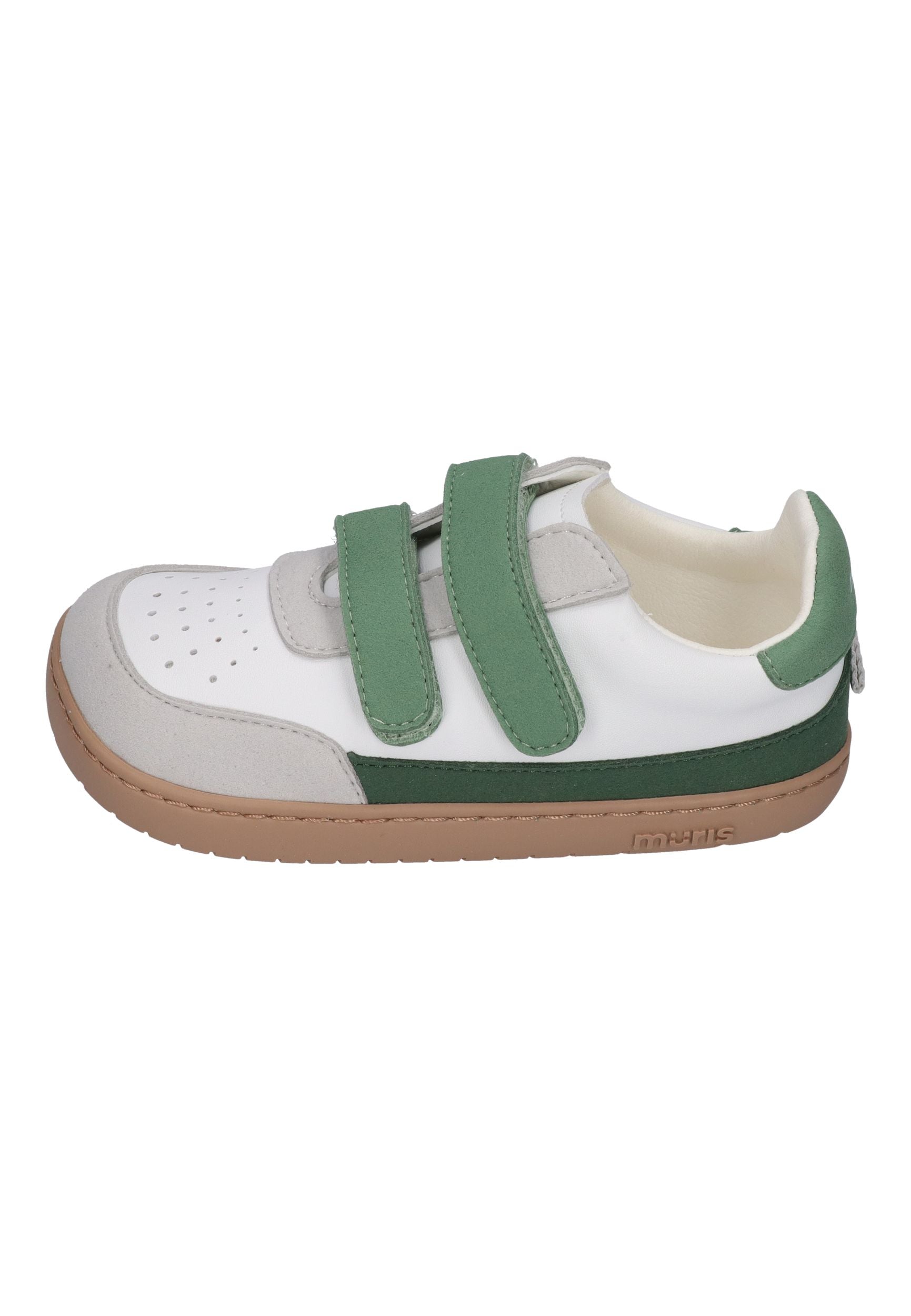 MURIS vegane Barefoot Kinder Sneakers PETRA Mini - forest Green