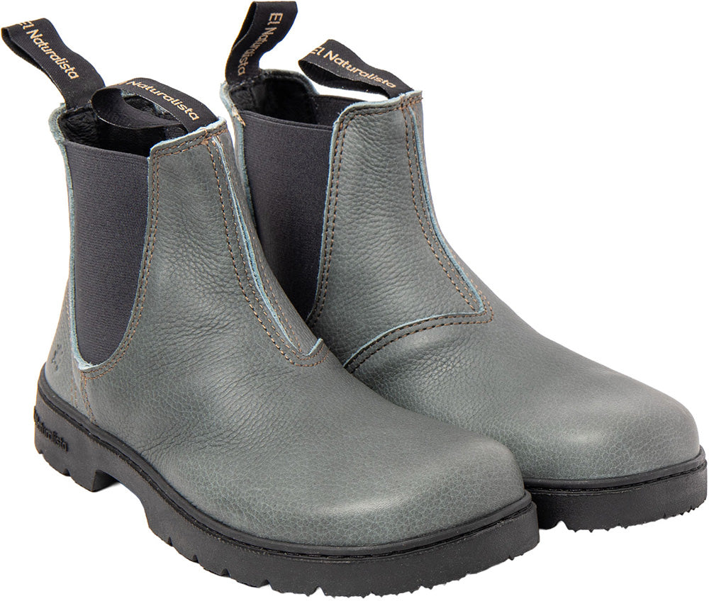 EL NATURALISTA Barefoot Minimalist Chelsea Boot NOMADA N5262A petrol