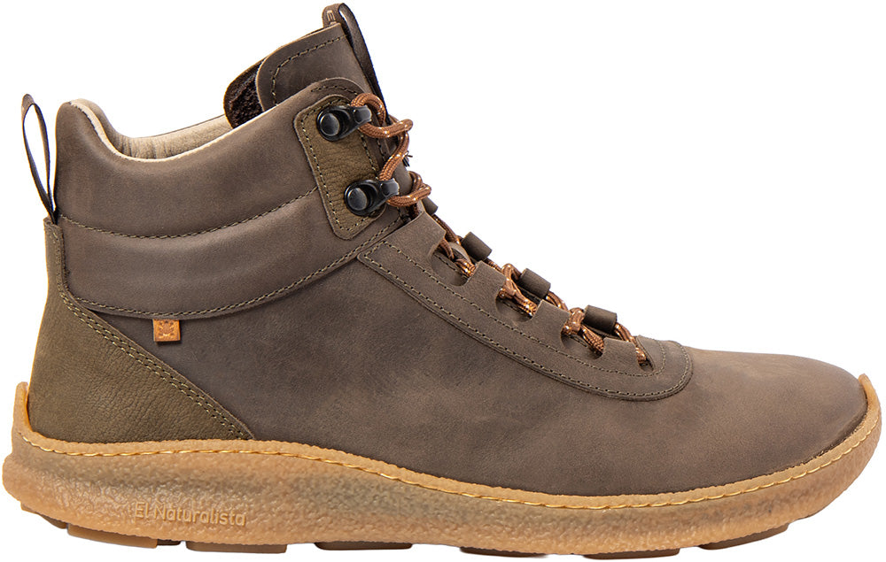 EL NATURALISTA Barefoot Minimalist Herrenboot OROEL N5436 kaki caramel