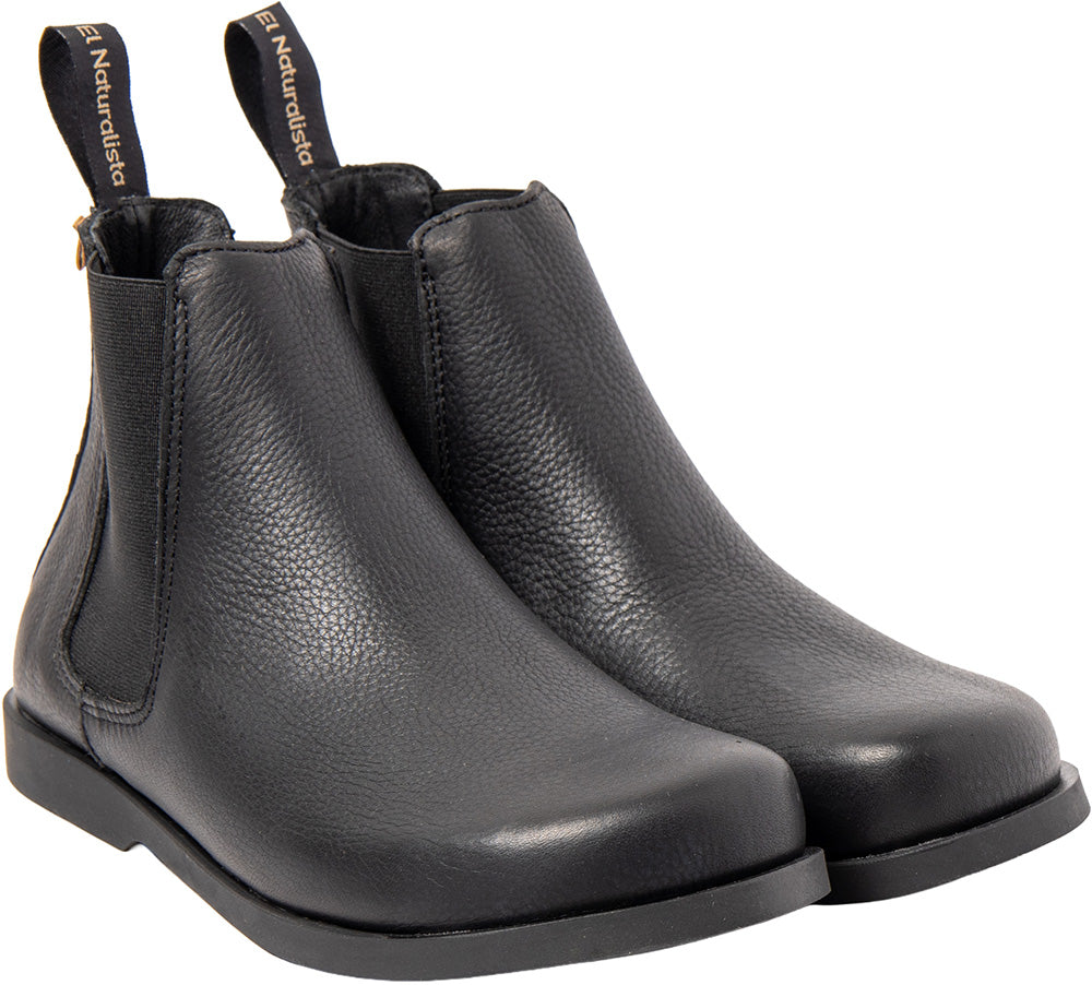 EL NATURALISTA Barefoot Minimalist Damen Chelsea Boot ARENISCA N5875 black