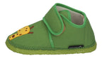 NANGA Kinderschuhe - Hausschuhe AFFE - grün-1