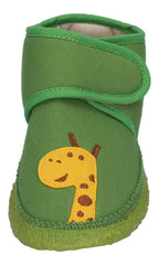 NANGA Kinderschuhe - Hausschuhe AFFE - grün-2