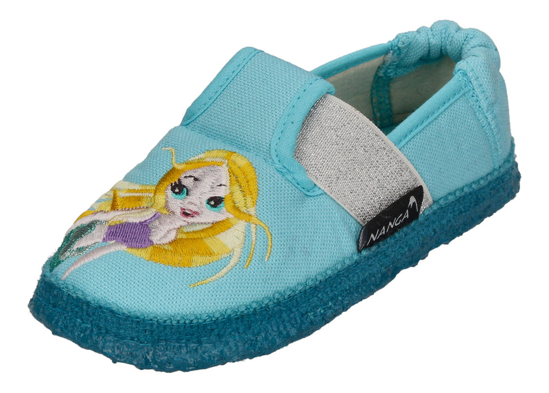 NANGA Kinderschuhe - Hausschuhe ARIELLA - türkis-0