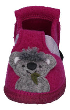 NANGA Kinderschuhe - Hausschuhe KOALA BABYS - beere-2