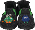 NANGA Kinderschuhe - Hausschuhe BIG MONSTA - grau-5