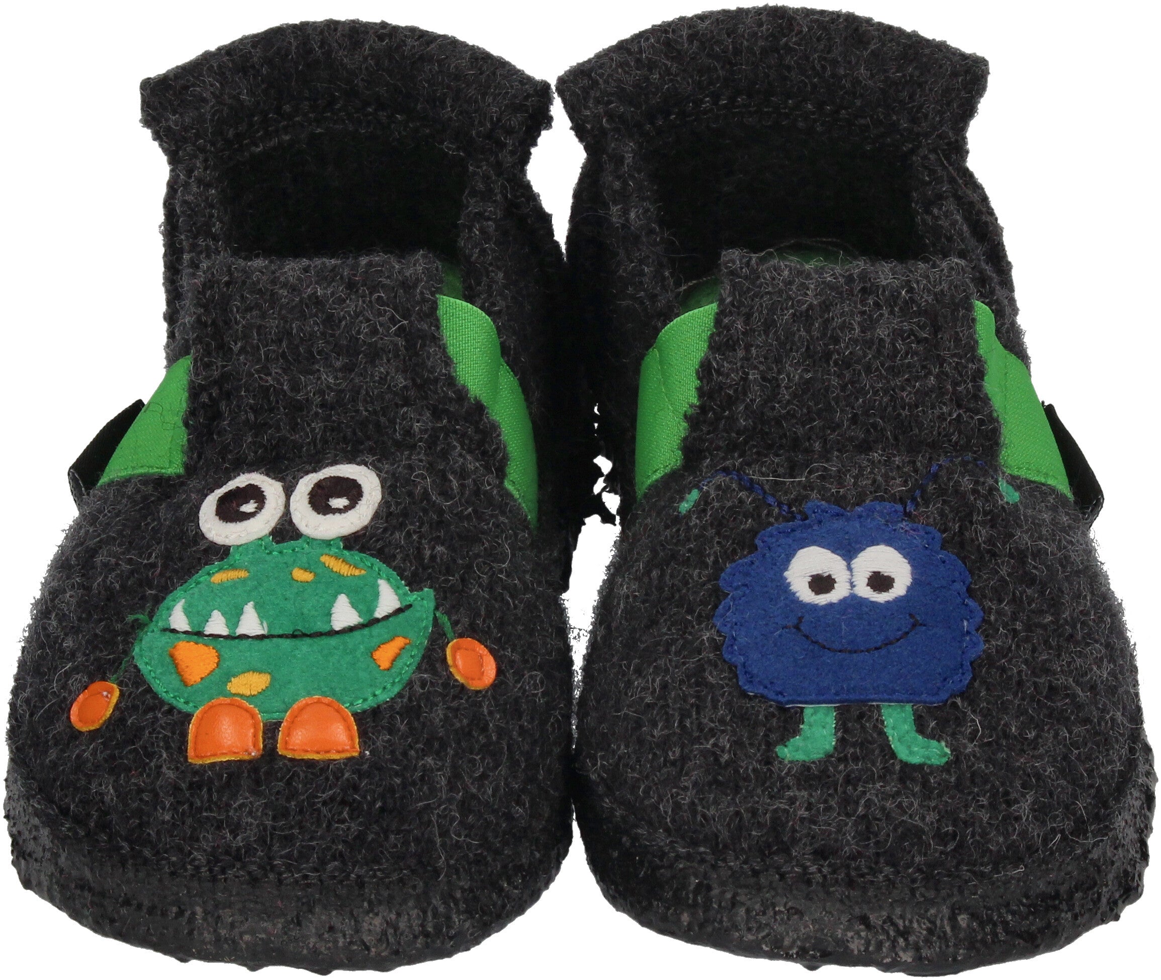 NANGA Kinderschuhe - Hausschuhe BIG MONSTA - grau-5