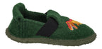 NANGA Kinderschuhe - Hausschuhe DINOS - dunkelgrün-3