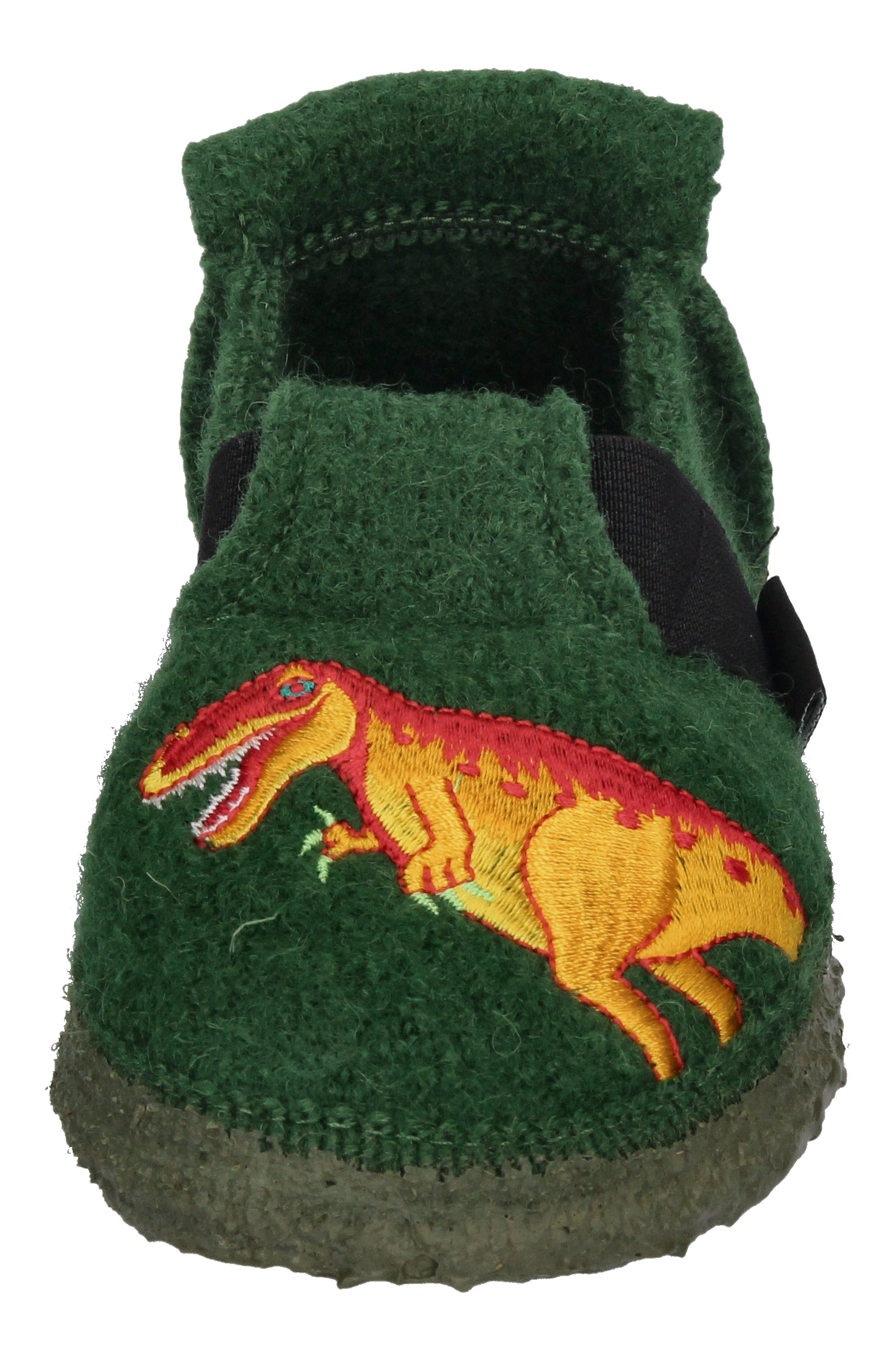 NANGA Kinderschuhe - Hausschuhe DINOS - dunkelgrün-2