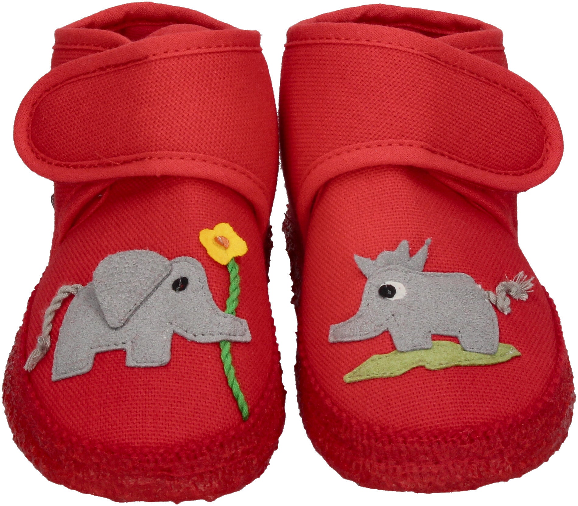 NANGA Kinderschuhe - Hausschuhe DUMBO - rot-5