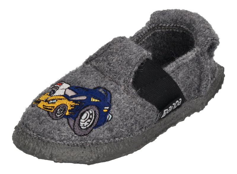 NANGA Kinderschuhe - Hausschuhe FIRE RACER - grau-0