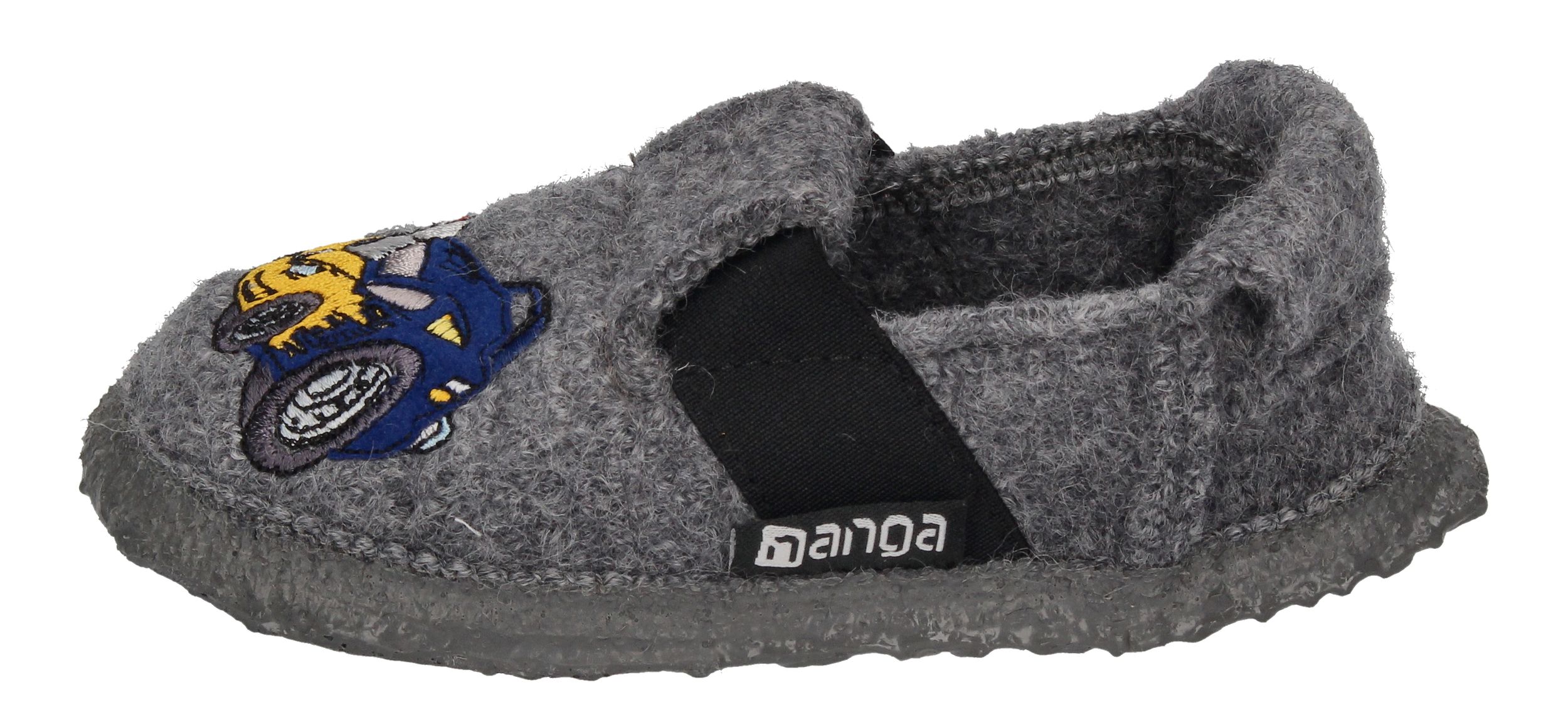 NANGA Kinderschuhe - Hausschuhe FIRE RACER - grau-1