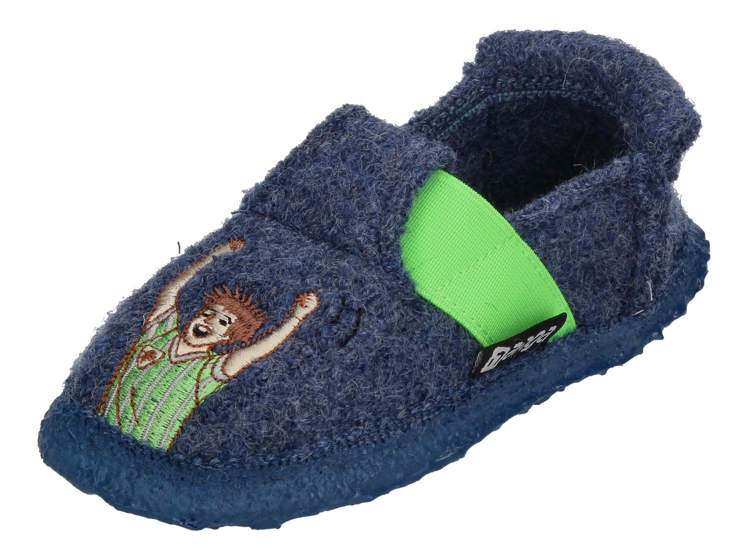 NANGA Kinderschuhe - Hausschuhe GOALIE - blau-0