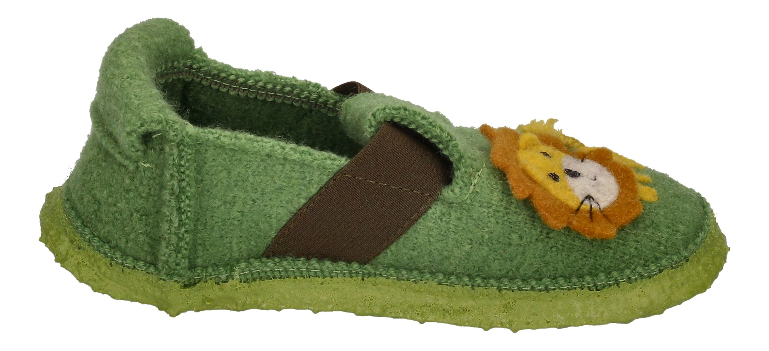 NANGA Kinderschuhe - Hausschuhe JUNGLE KINGS - grün-3