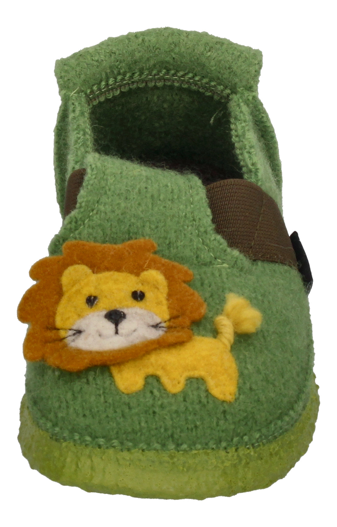NANGA Kinderschuhe - Hausschuhe JUNGLE KINGS - grün-2