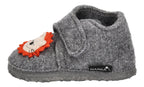 NANGA Kinderschuhe - Hausschuhe LION KING - mittelgrau-1