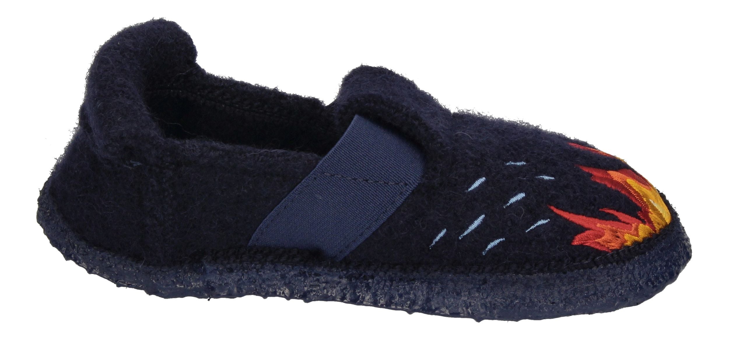 NANGA Kinderschuhe - Hausschuhe LITTLE FIREMAN - navy-3
