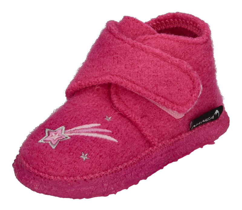 NANGA Kinderschuhe - Hausschuhe LITTLE UNICORN - rosa-0