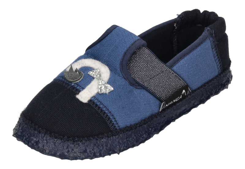NANGA Kinderschuhe - Hausschuhe MIEZE - marine-0