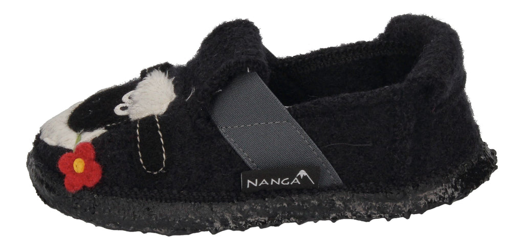 NANGA Kinderschuhe - Hausschuhe SHAUNY - black-1