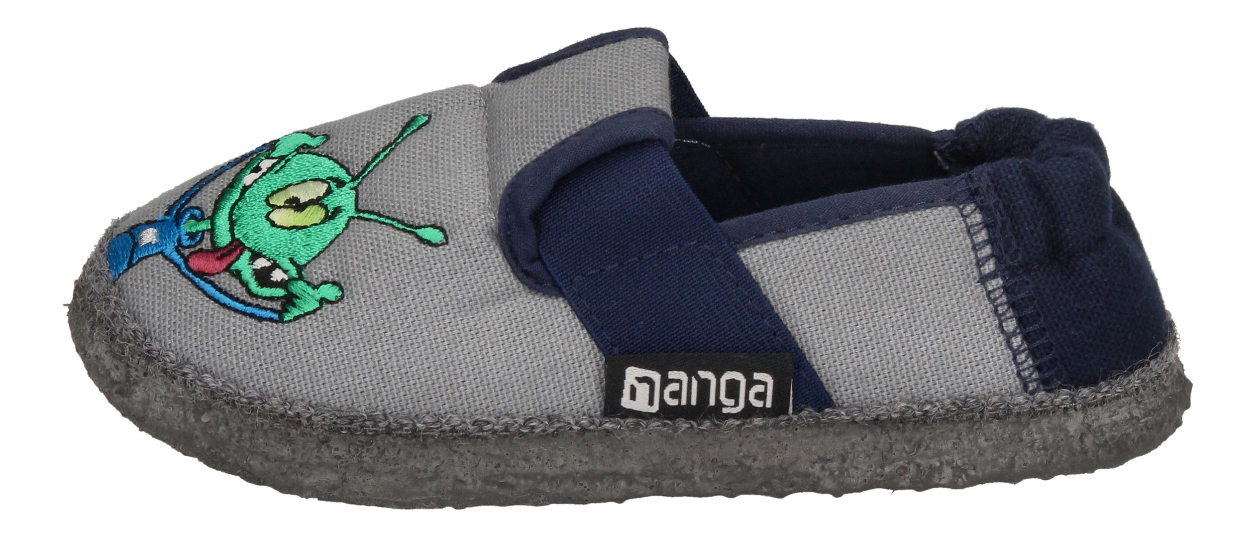 NANGA Kinderschuhe - Hausschuhe UFO - hellgrau