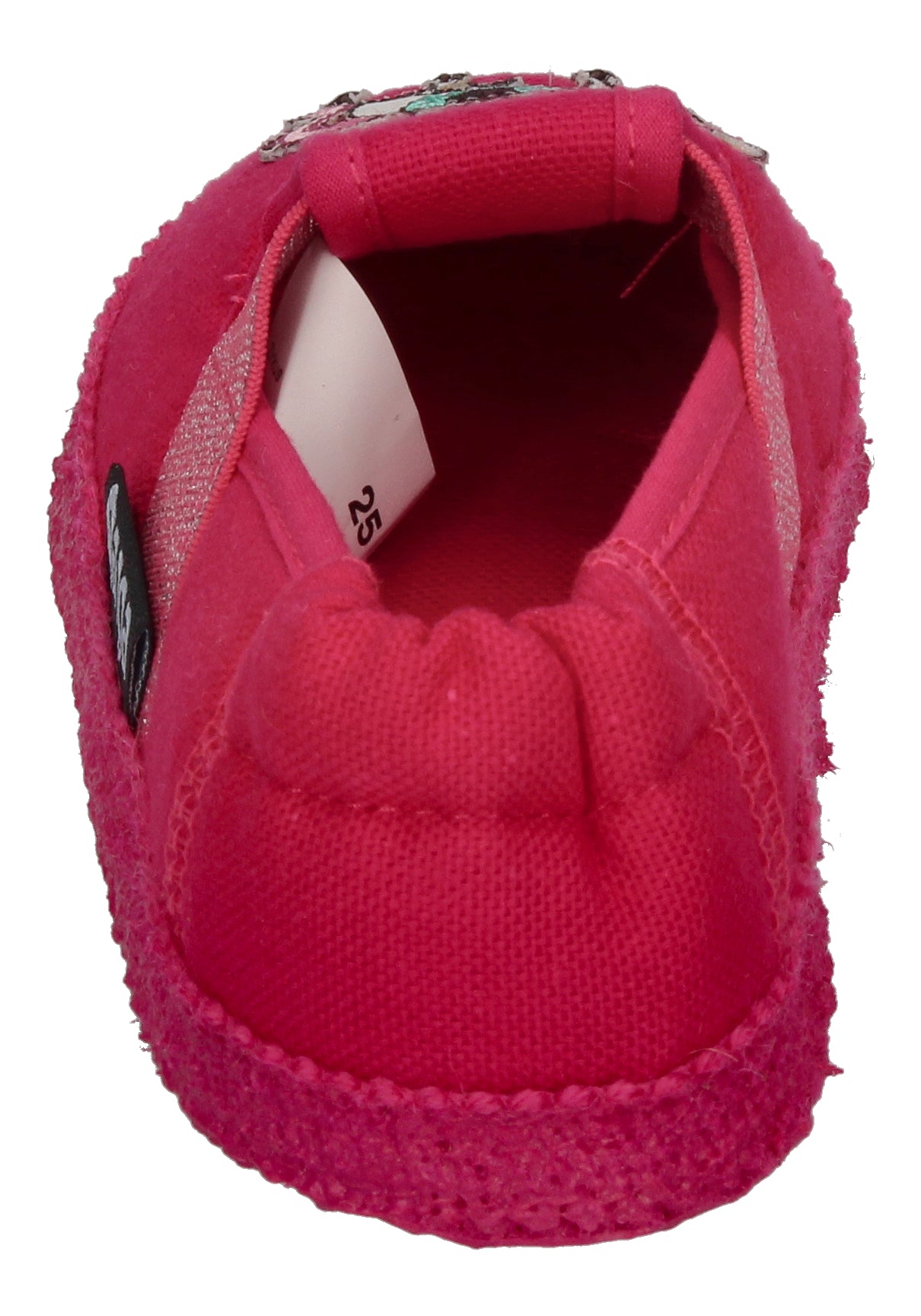 NANGA Kinderschuhe - Hausschuhe ZIRKUS - himbeere