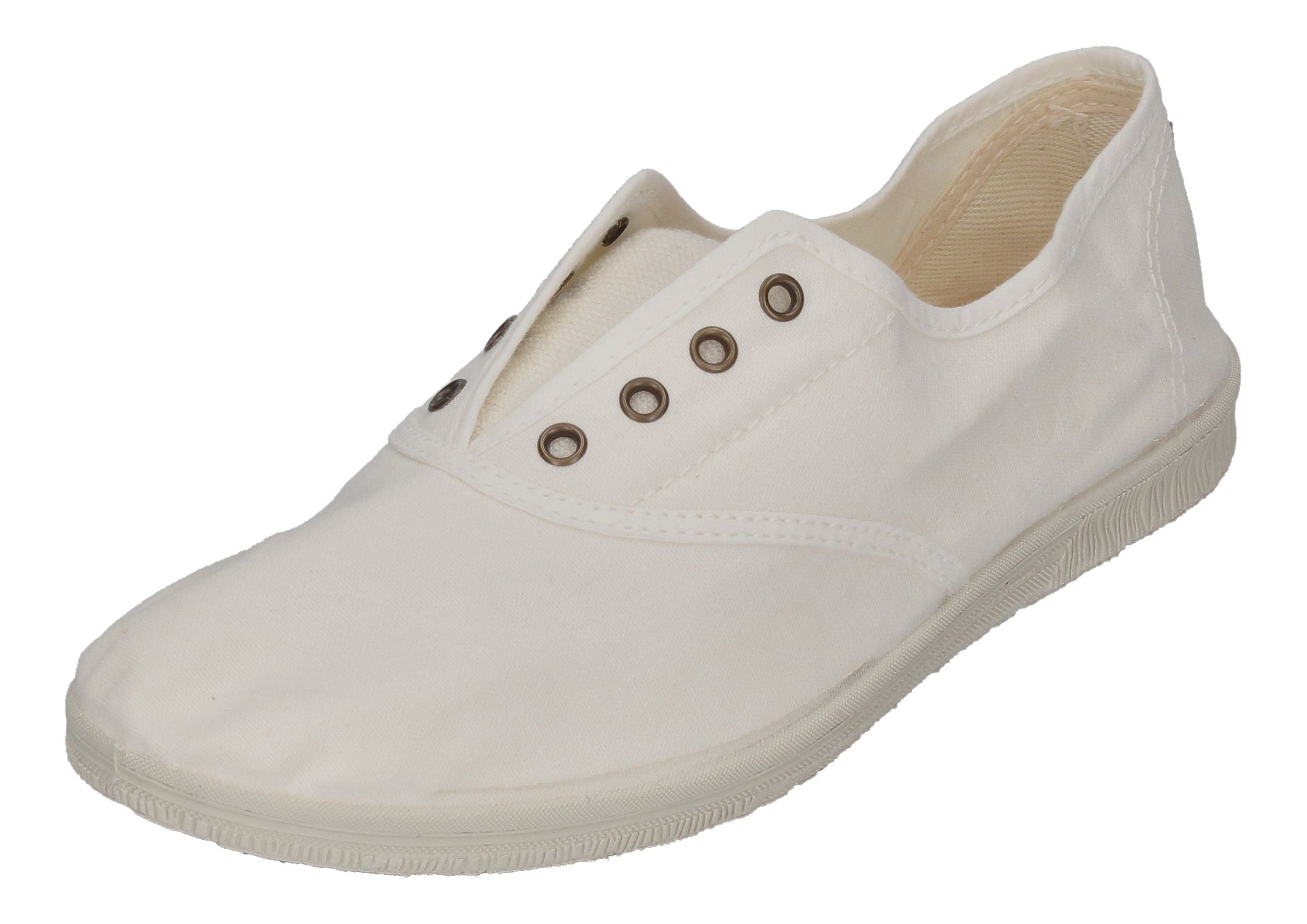 NATURAL WORLD Damen Sneakers OLD ARUM 612 - blanco 505-0